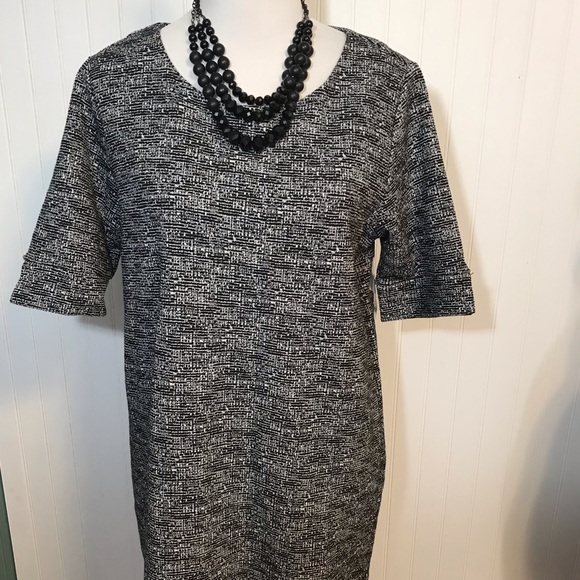 FINAL PRICE🥊 $168 NWT Adrienne Vittadini Cotton Blend Dress L - Picture 3 of 8